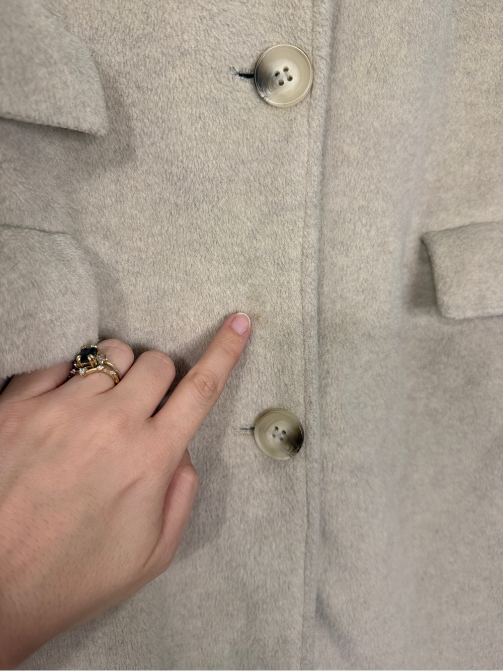 4th + Reckless Seana Boxy Coat in Beige - Picture 8 of 9
